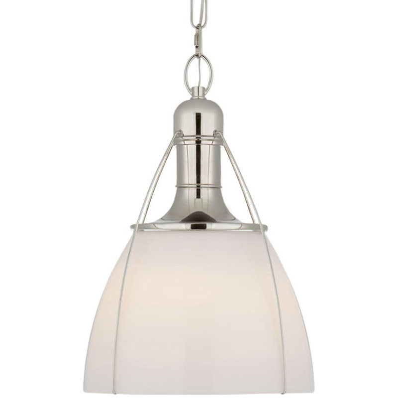 Prestwick Pendant by Chapman & Myers Visual Comfort Polished NIckel