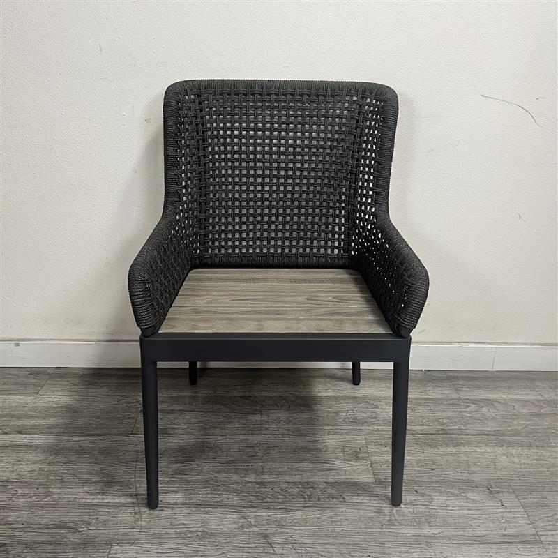 Palecek SOMERSET OUTDOOR SIDE CHAIR CHARCOAL