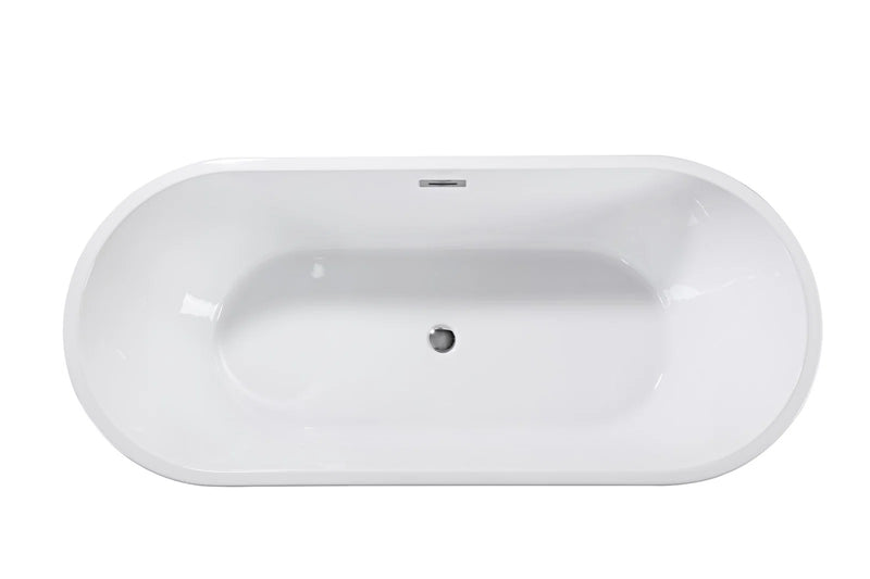 59" Acrylic Freestanding Bathtub