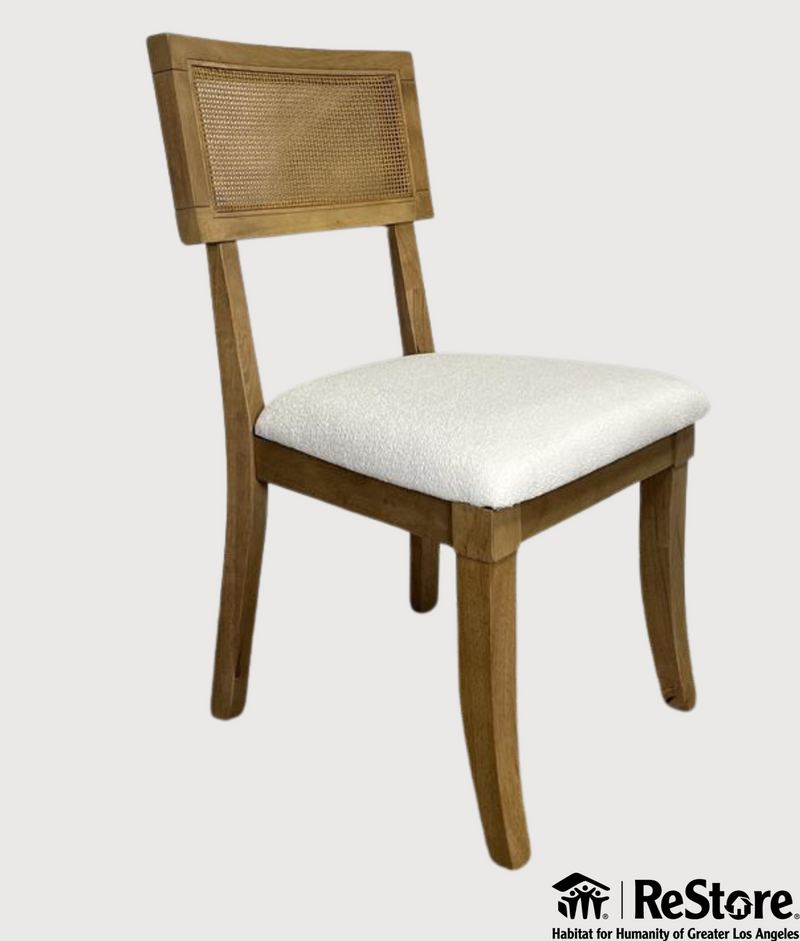 Ariani Solid Wood Upholstered Cushion Dining Chair (Set of 2)