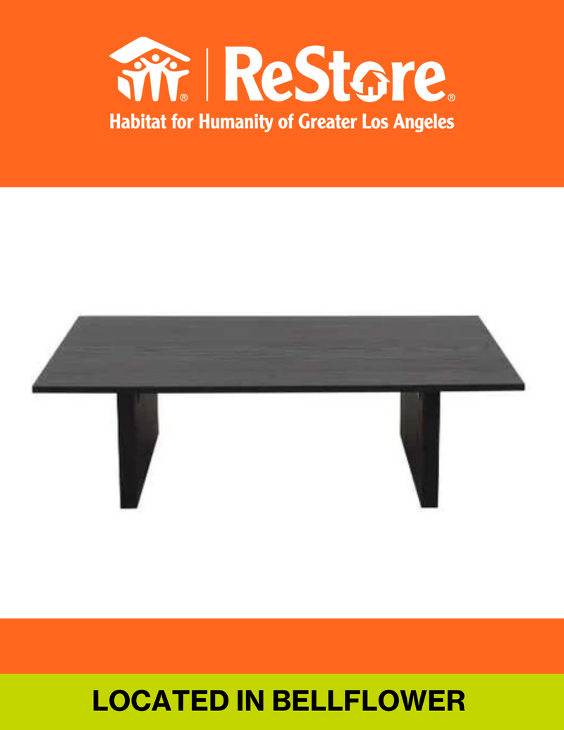 Blue Grounds Black Oak Coffee Table