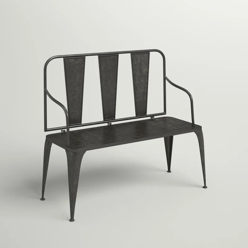 Sand & Stable Lebon Iron Outdoor Bench