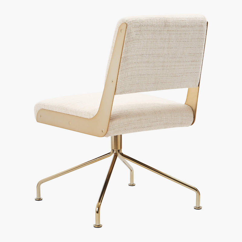 CB2 Rue Cambon Office Chair White