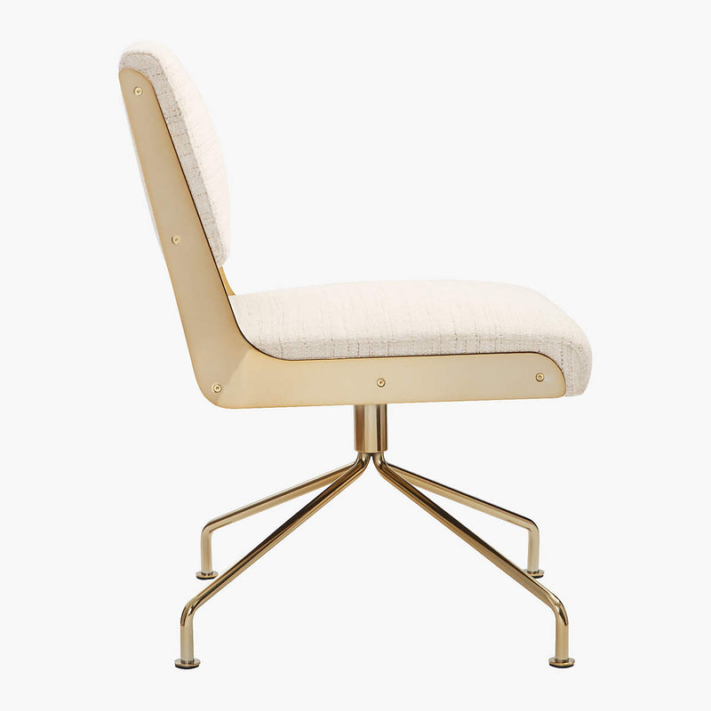 CB2 Rue Cambon Office Chair White