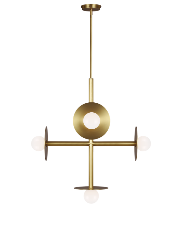 Nodes 5 Light 27" Wide Chandelier