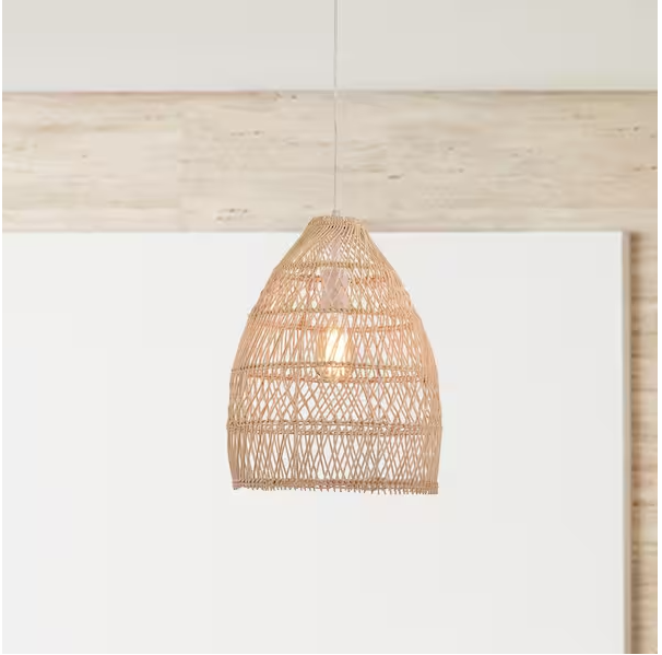 Warehouse of Tiffany's Rattan Cage Basket Pendant Light