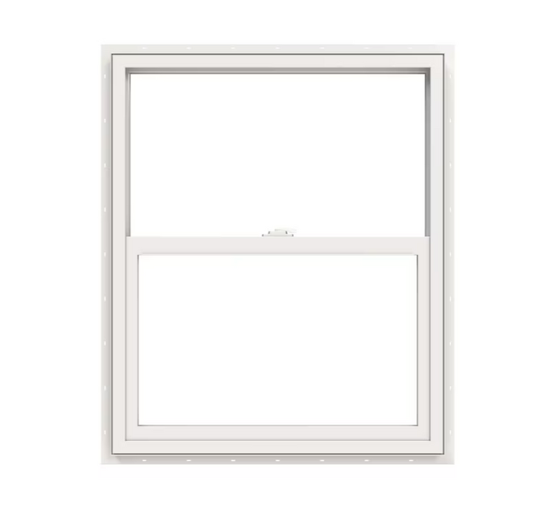 JELD-WEN V-2500 New Construction 30 x 36 Single Hung Window Full Screen Included