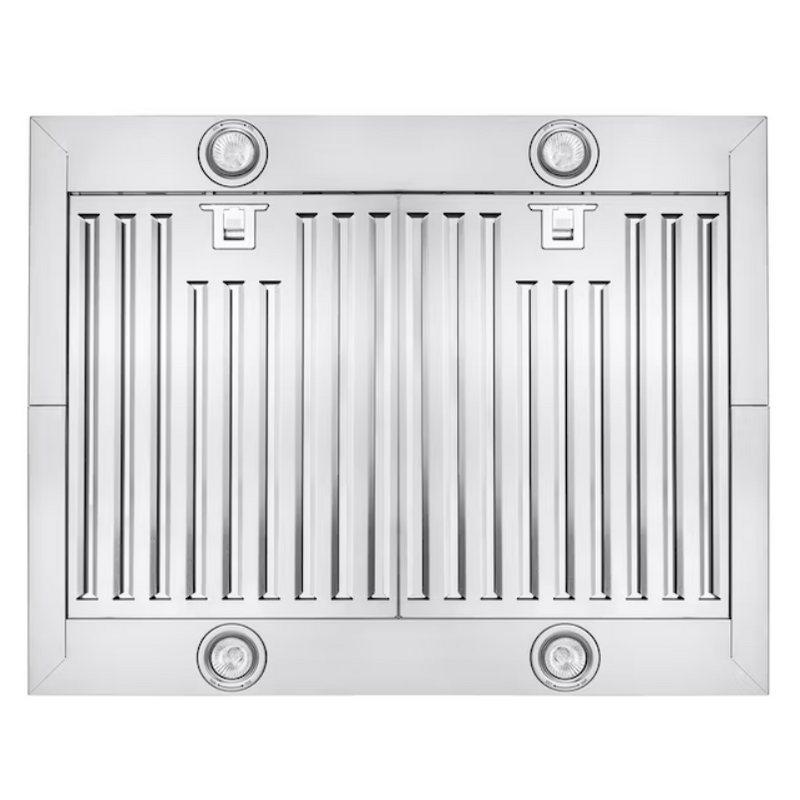 AKDY Island Range Hoods 30-in Convertible 343-CFM Stainless Steel Island Range Hood