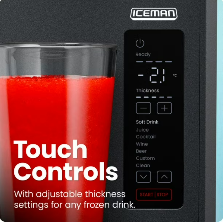 Iceman Slush-Ease 1.5L Slushy Maker with Customizable Thickness