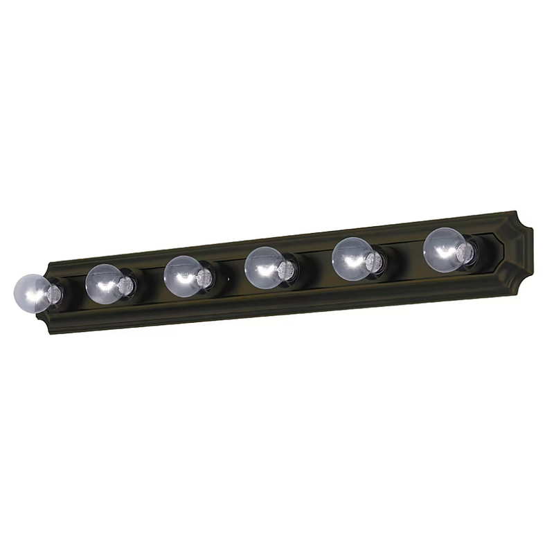 Project Source 6-Light Oil-Rubbed Bronze Traditional Vanity Light