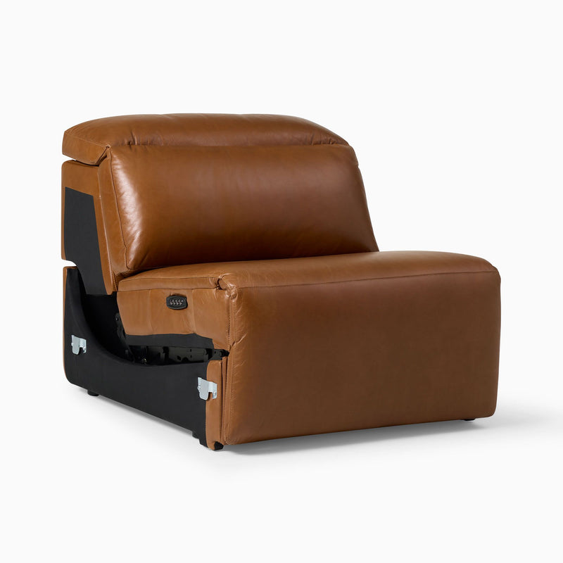 WE Leo Motion Motion Armless Single - Nut, Saddle Leather