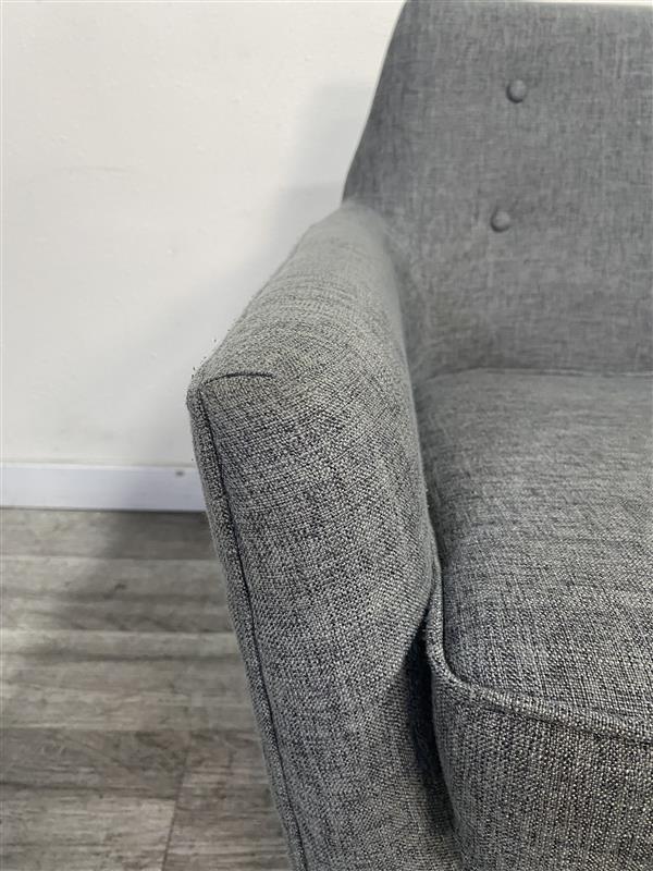 Metro Elegance Gray Armchair (used)