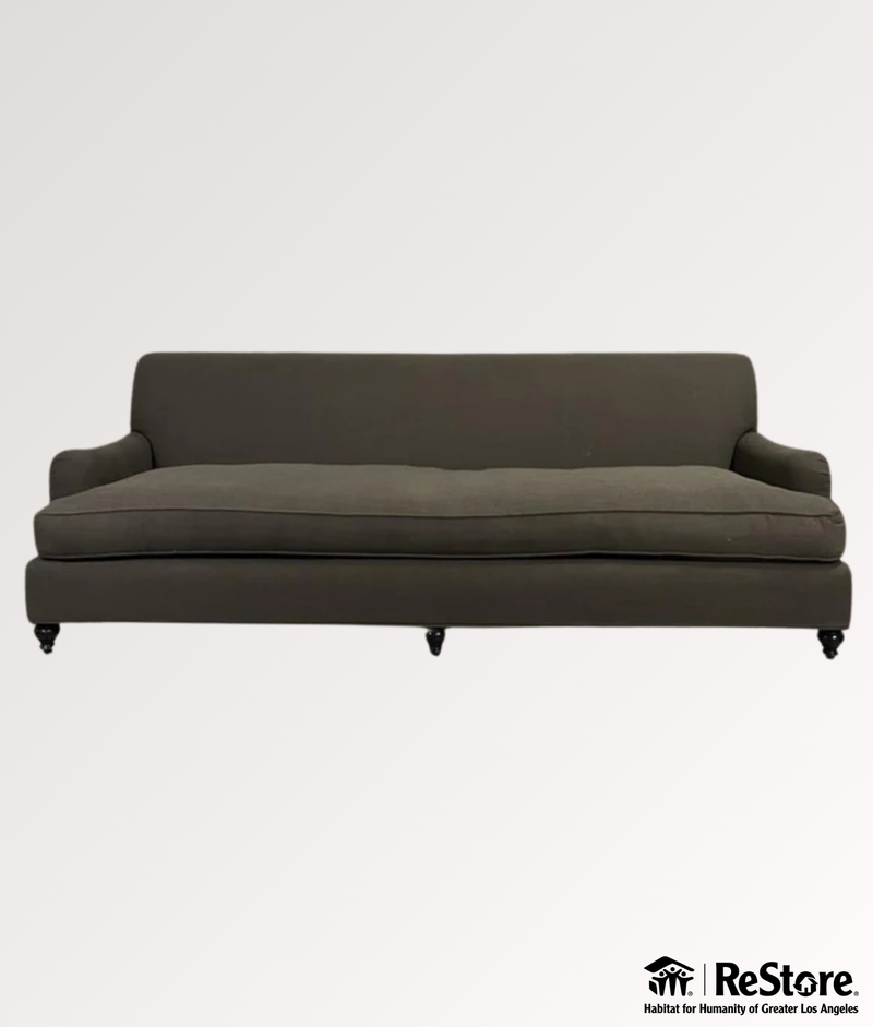 English Roll Arm Sofa 90"