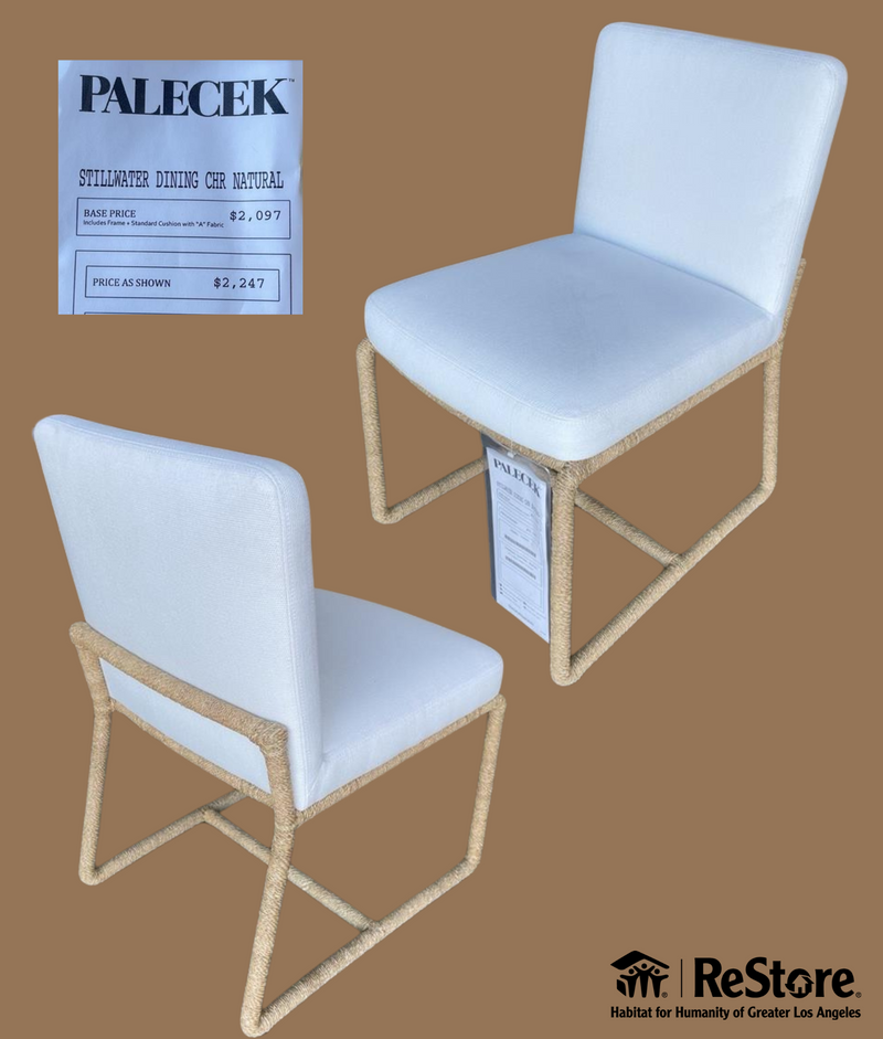 Palecek Stillwater Dining Chair Natural