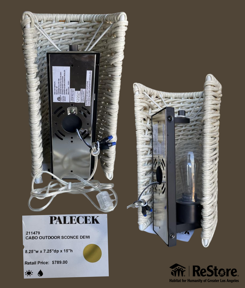 Palecek Cabo Outdoor Sconce Demi