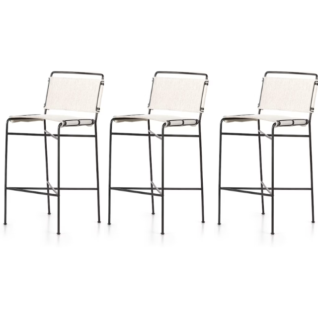 Four Hands Wharton Bar Stool - Avant Natural