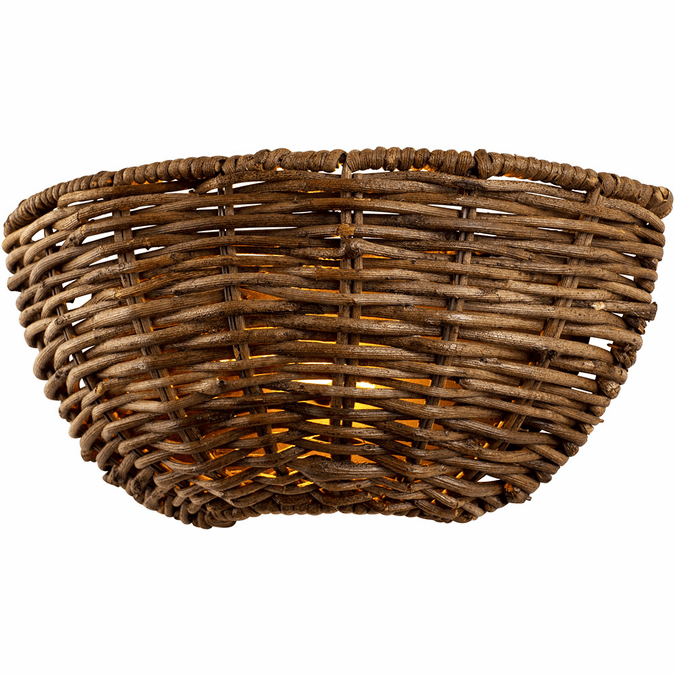 Troy Lighting Huxley Rattan Wall Sconce